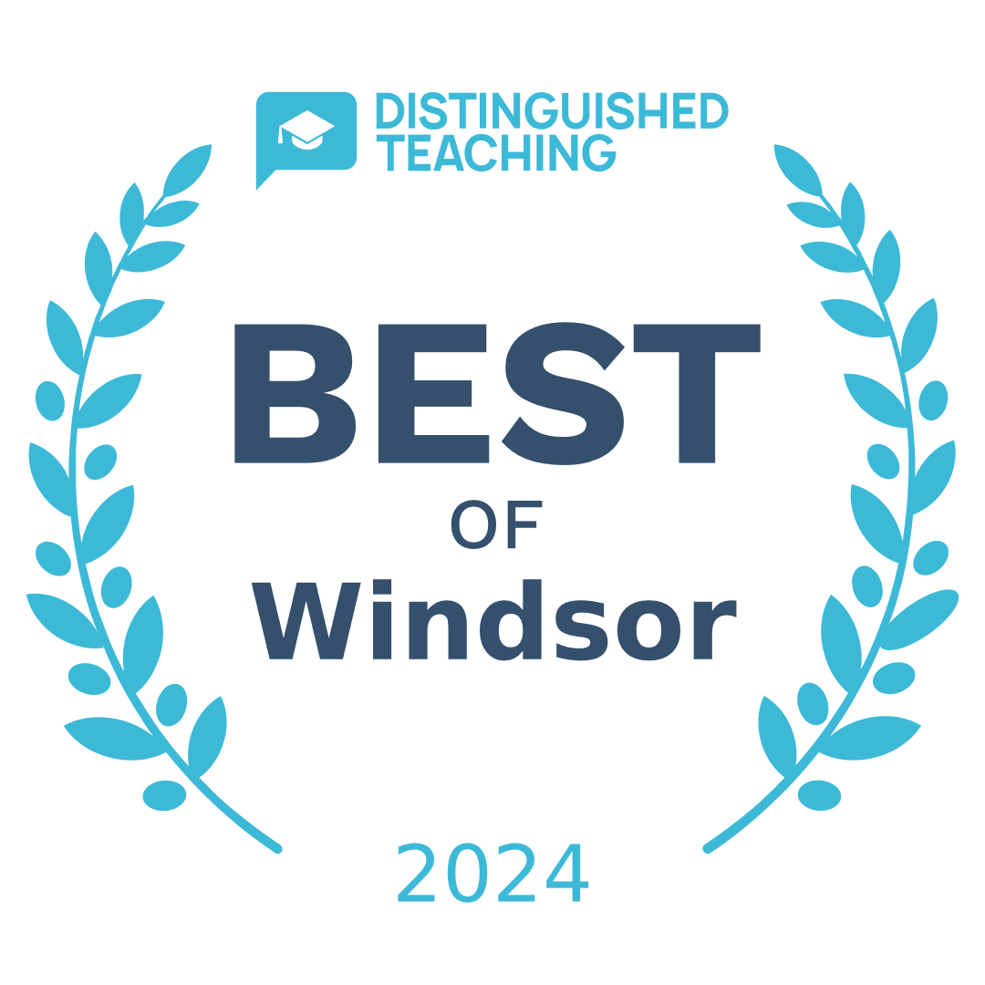 Award of Excellence - Top Driver Education in Windsor