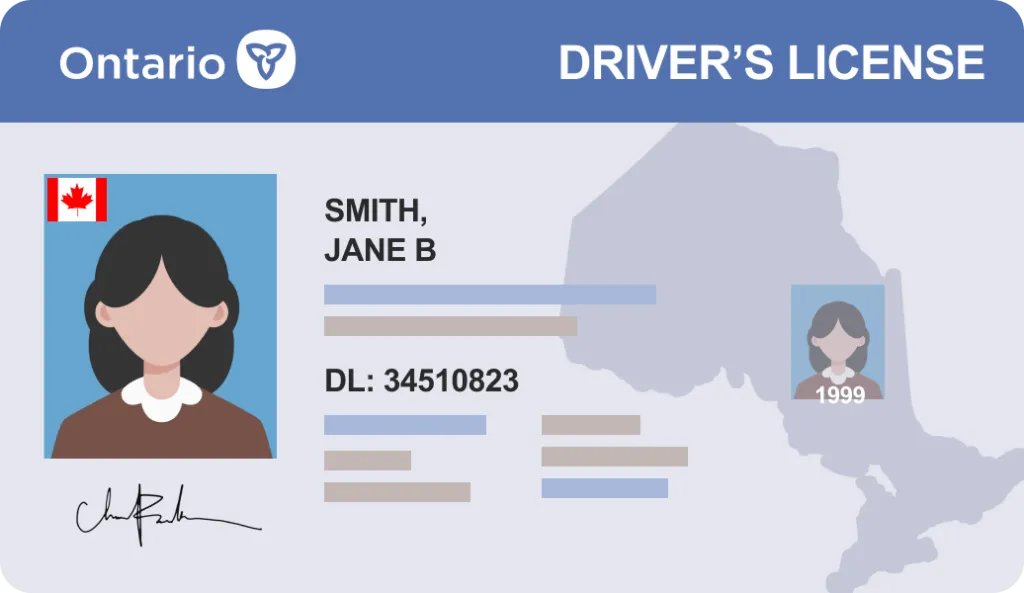 Ontario Driving Licence