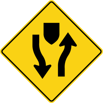 Ontario road sign for question 43
