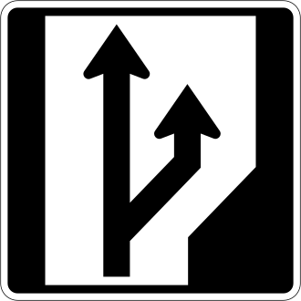 Ontario road sign for question 105