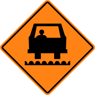 Ontario road sign for question 124
