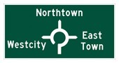 Ontario road sign for question 115