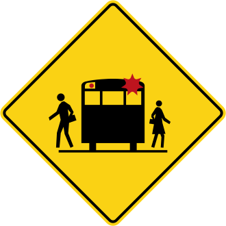 Ontario road sign for question 73
