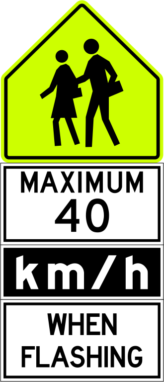 Ontario road sign for question 99