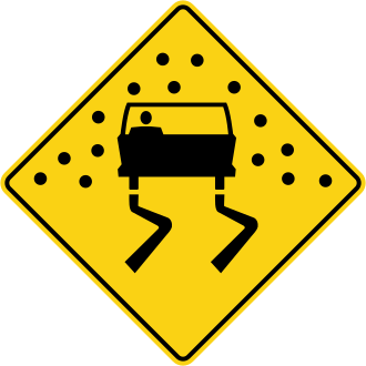 Ontario road sign for question 18
