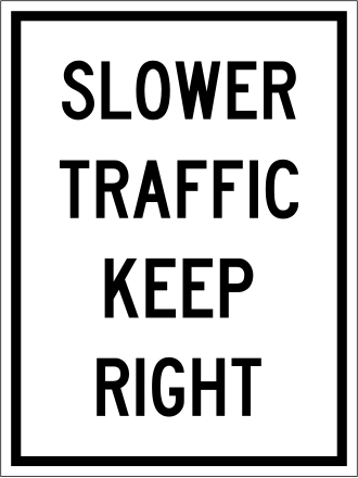 Ontario road sign for question 106