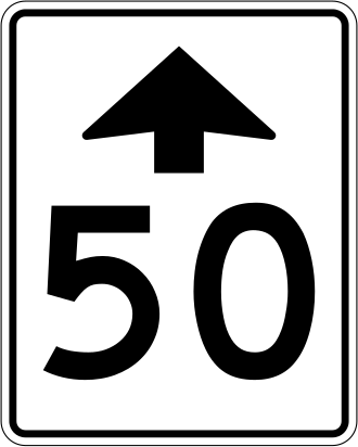 Ontario road sign for question 122