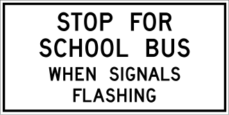 Ontario road sign for question 107