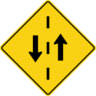 Ontario road sign for question 15