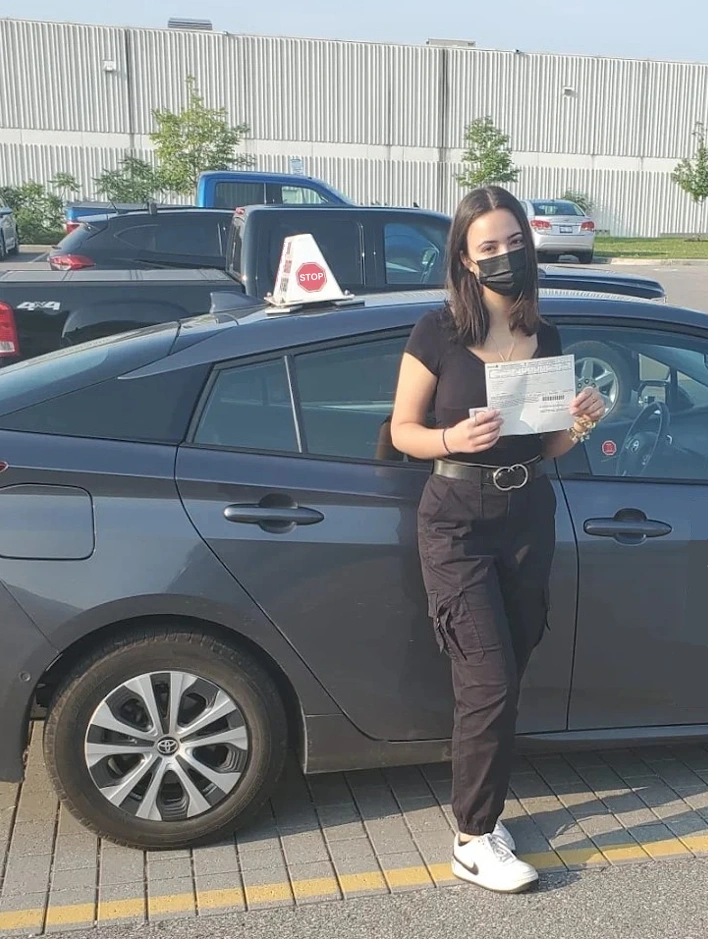 Girl Passing G2 Driving Test in Windsor